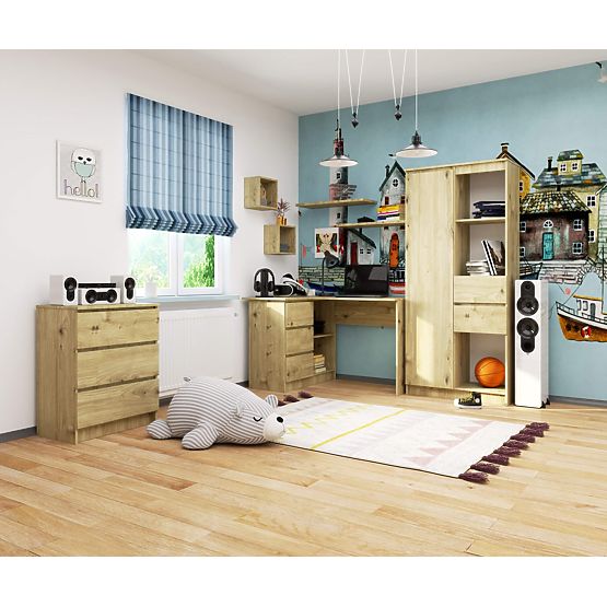 KUTNI PISAĆI STOL B16 CLP LIJEVI HRAST ARTISAN