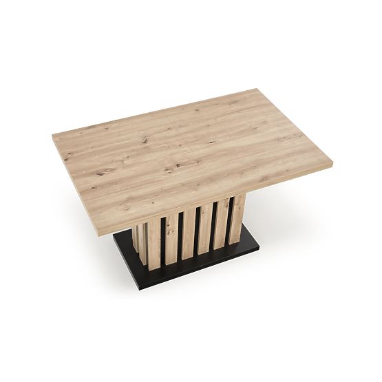 LAMELLO proširivi stol 160-210/90 cm hrast artisan/crni