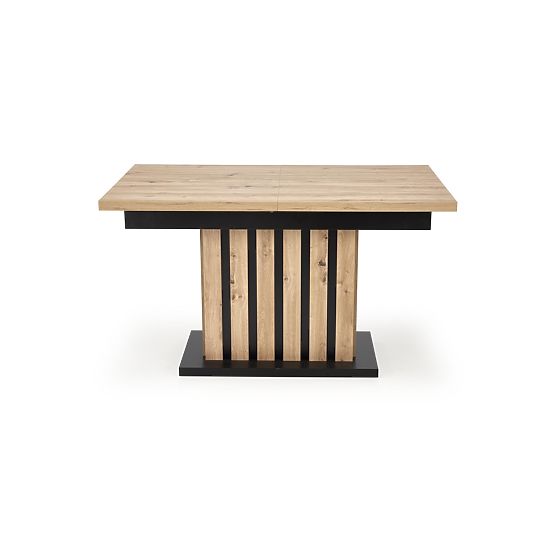 LAMELLO proširivi stol 160-210/90 cm hrast artisan/crni