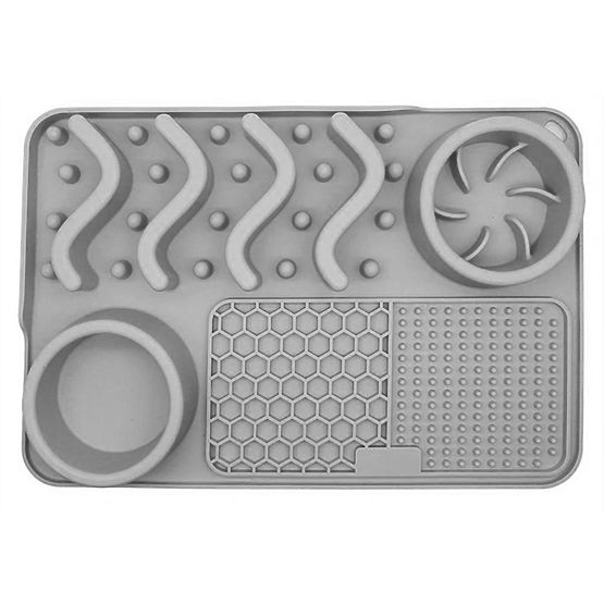 LICK MAT USPORAVAJUĆA HRANU SIVA