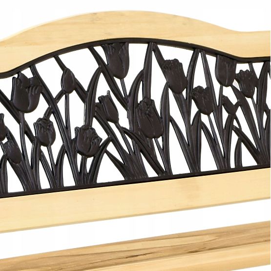 Lijevana vrtna klupa TULIPAN