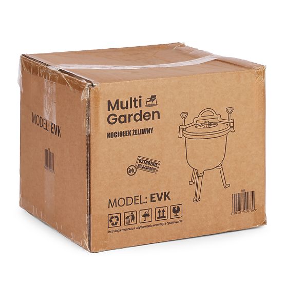 Lijevani emajlirani lonac 5L za logorsku vatru MultiGarden