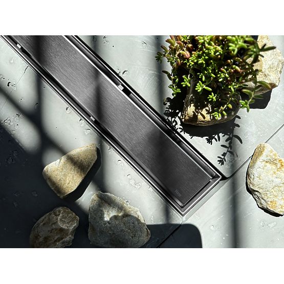 Linearni odvod REA NEOX PRO Brušeni čelik 60