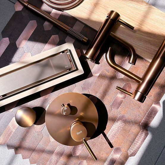 Linearni odvod REA Neox za brušeni bakar 90