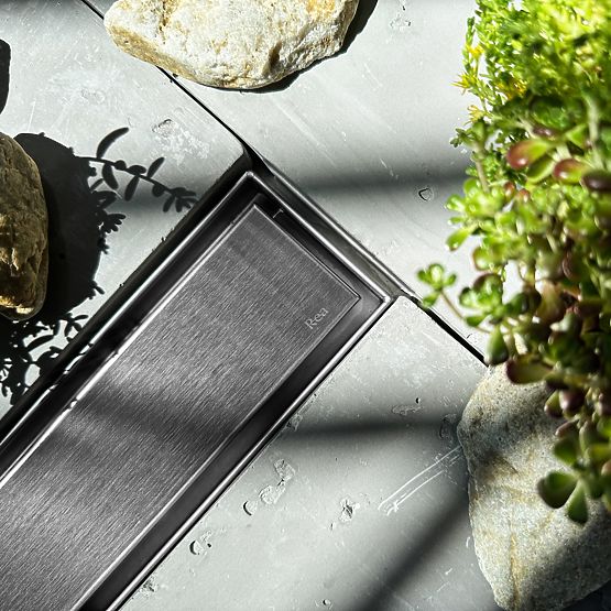 Linijski odvod REA NEOX PRO Brušeni čelik 50