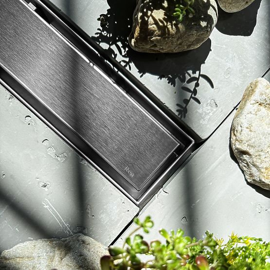 Linijski odvod REA NEOX PRO Brušeni čelik 50