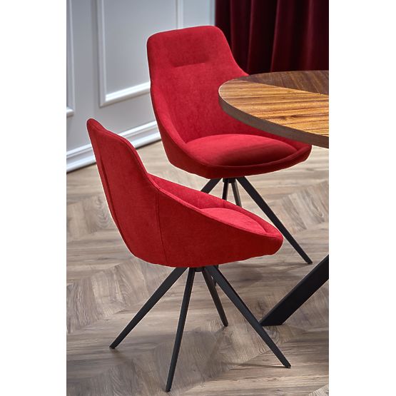 LOCARNO stol, ploča - orah, noga - crna (2p=1ks)