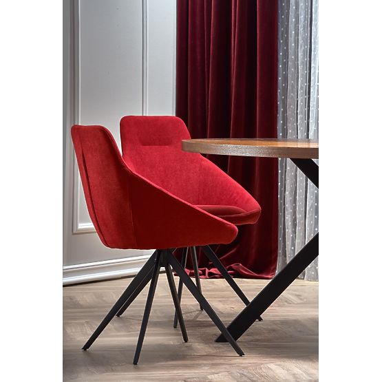 LOCARNO stol, ploča - orah, noga - crna (2p=1ks)