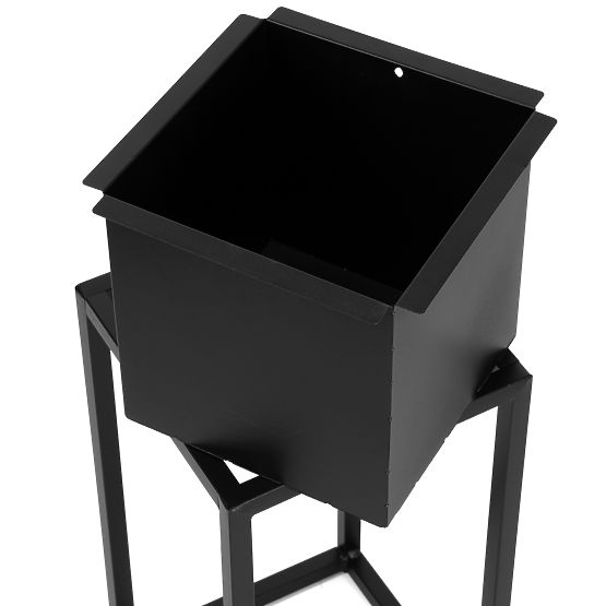 Loftovski cvjetnjak Concove 60 cm crni