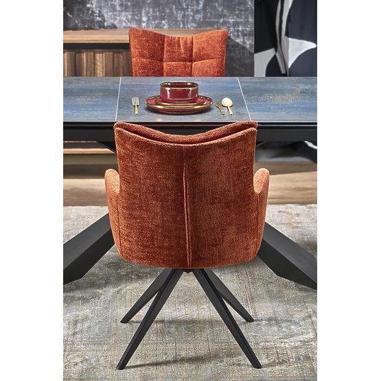 LUCIANO rasklopivi stol, ploča: plavi mramor (2p=1ks)