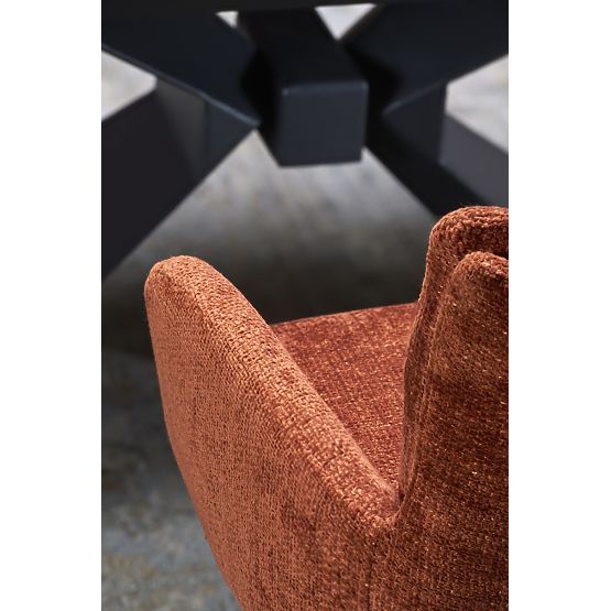 LUCIANO rasklopivi stol, ploča: plavi mramor (2p=1ks)