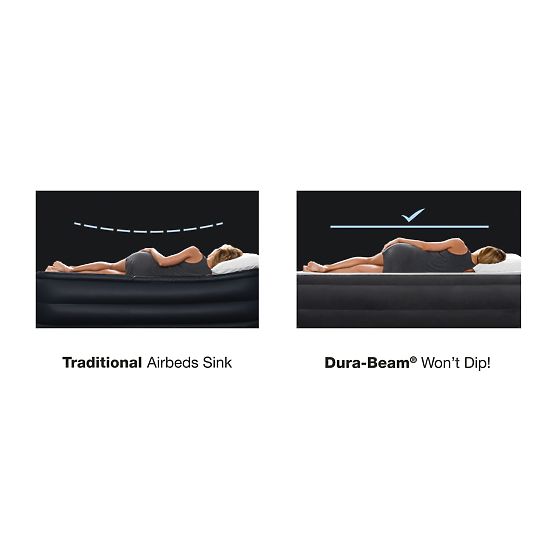 Madrac krevet 236x152cm s pumpom za 2 osobe DELUXE 64448ND