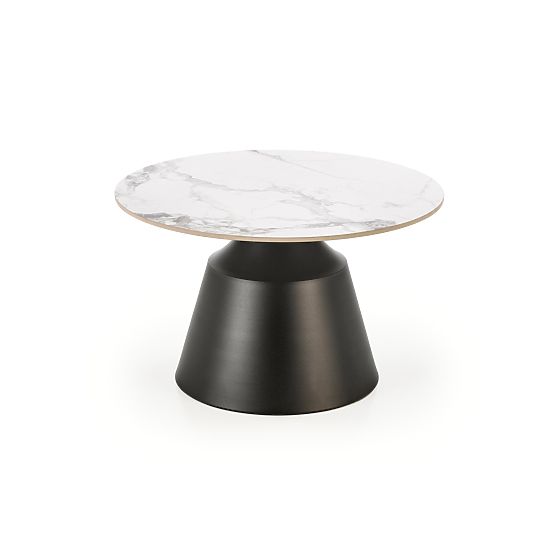 MAGNETA set od 2 klupa, bijeli mramor / crna (2p=1ks)