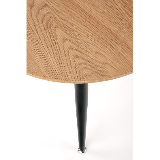 MENTONA 2, set od 2 klupe, zlatni hrast/crna (2 kom=1 set)