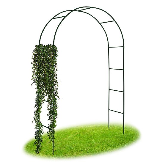 Metalna pergola luk crna 240 cm