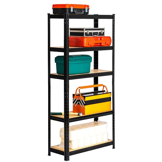 METALNA POLICA 70x30x154 CRNA