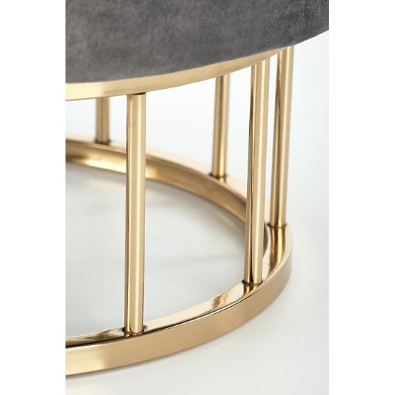 MINTY pufa siva / zlatna (1p=1kom)