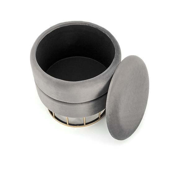 MINTY pufa siva / zlatna (1p=1kom)