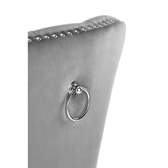 MIYA stolica crna / presvlaka: siva (1p=2kom)