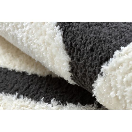 Moderan tepih MODE 8631 geometrijski krem/crni