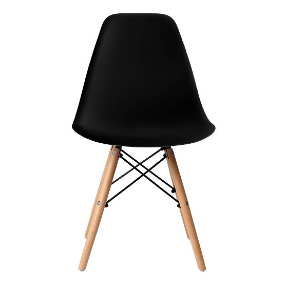 Moderna stolica Milano DSW PP crna