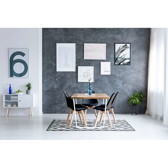 Moderna stolica Nantes DSW crna