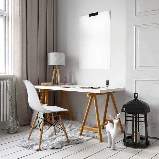 Moderna stolica Paris DSW bijela