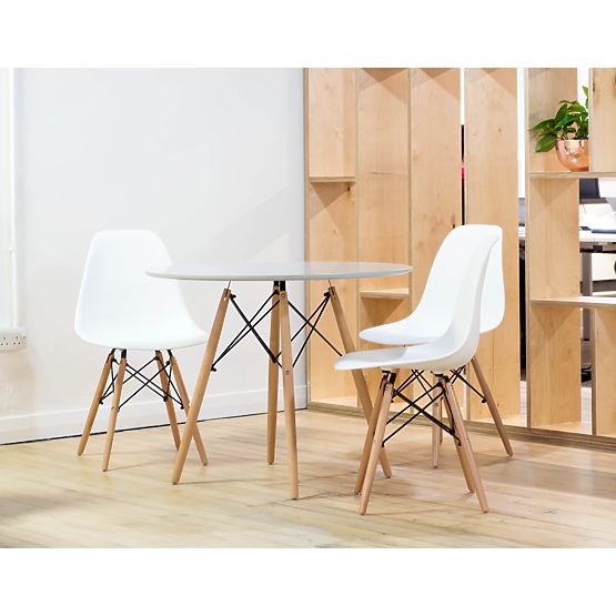 Moderna stolica Paris DSW bijela