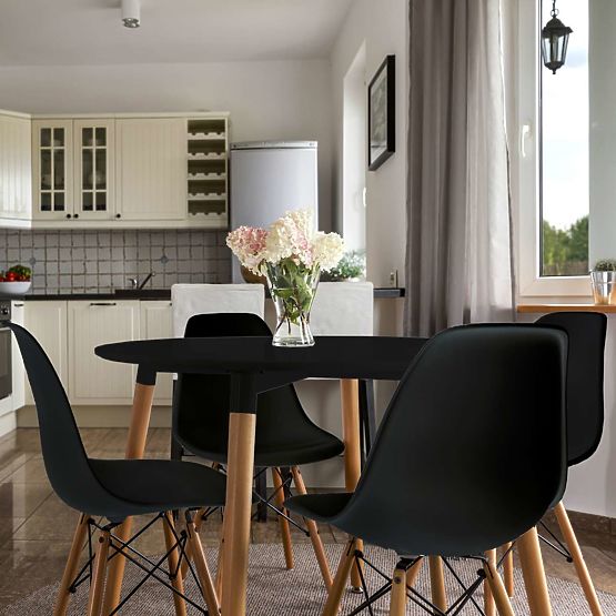 Moderna stolica Paris DSW crna