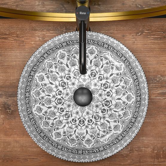 Nadstolni umivaonik Rea Arte tamno sivi