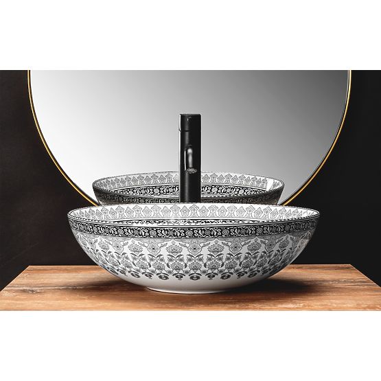 Nadstolni umivaonik Rea Arte tamno sivi