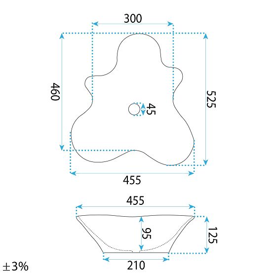 Nadstolni umivaonik Rea IZOLDA