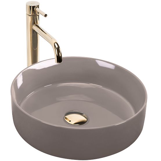 Nadstolni umivaonik Rea Sami Beige Shiny