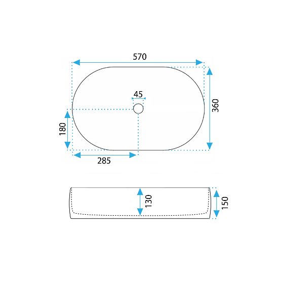 Namještajni umivaonik Rea Alma