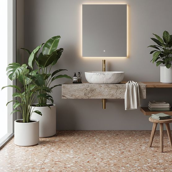 Namještajni umivaonik REA Amelia ASH MATT