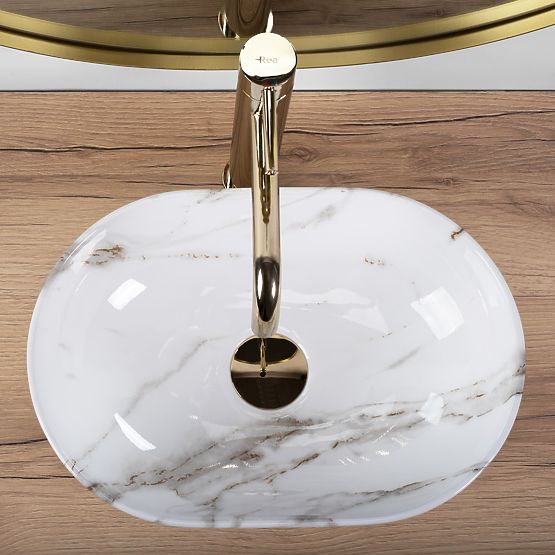 Namještajni umivaonik Rea AMELIA MINI AIAX SHINY