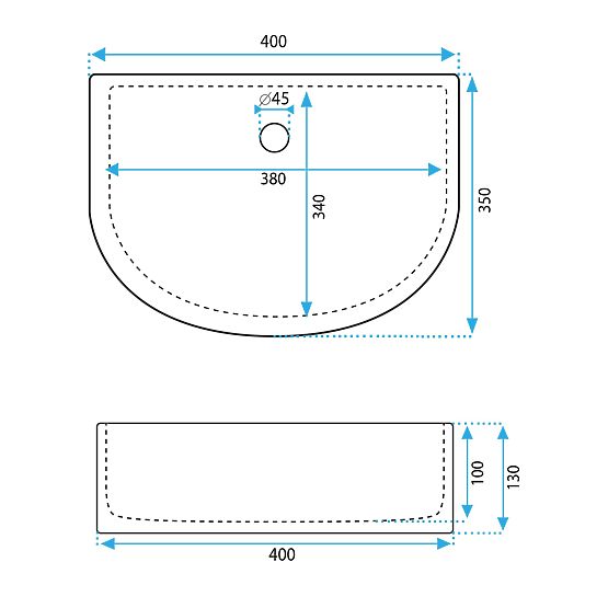 Namještajni umivaonik Rea CLARA