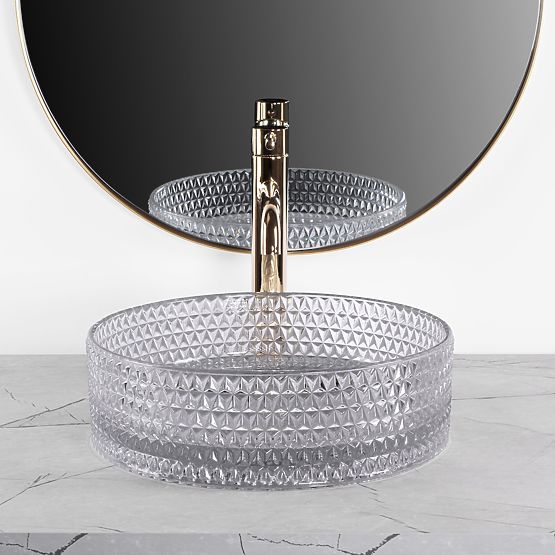 Namještajni umivaonik Rea Cristal Light Grey