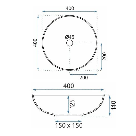 Namještajni umivaonik Rea Etno