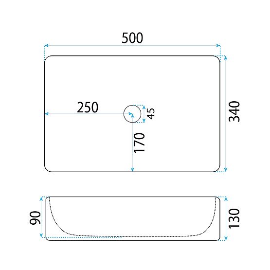 Namještajni umivaonik Rea Fiorella
