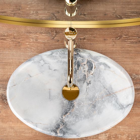 Namještajni umivaonik Rea Linda Granit Mat