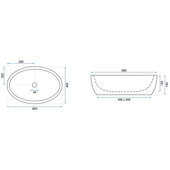 Namještajni umivaonik Rea Melania