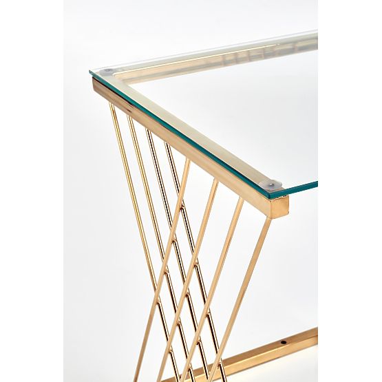 NANCY stol zlatni / prozirni