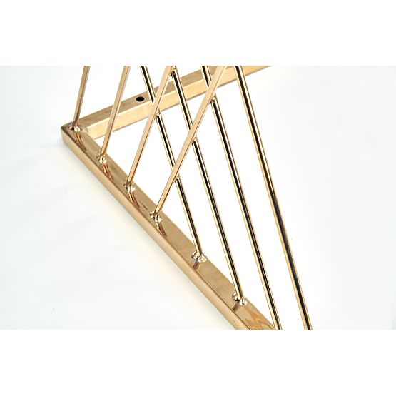 NANCY stol zlatni / prozirni