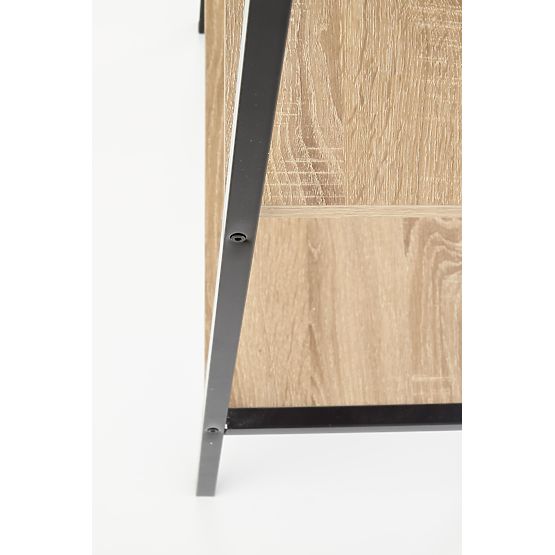 NARVIK REG1 crna / hrast sonoma