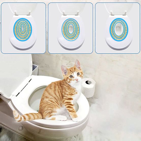 Nastavak za WC za mačke NILS plavi