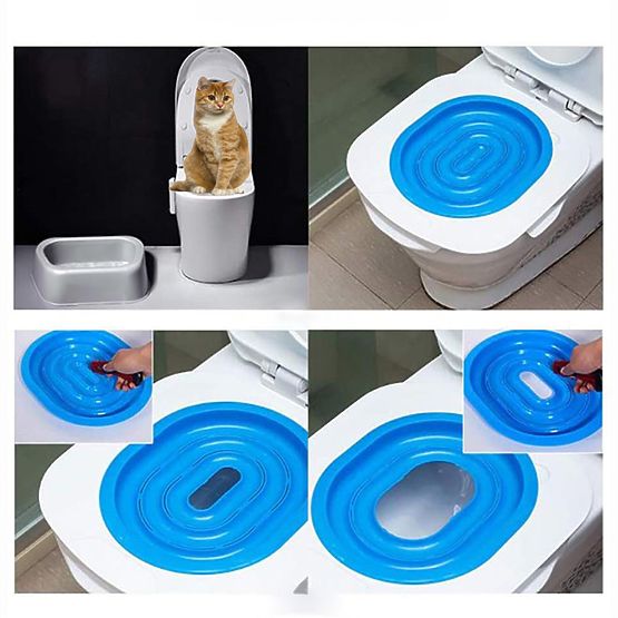 Nastavak za WC za mačke NILS plavi