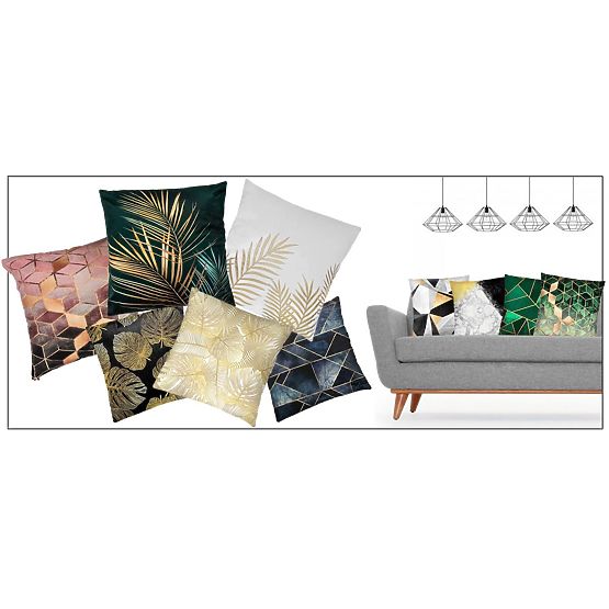 Navlaka za jastuk 3D - mramor