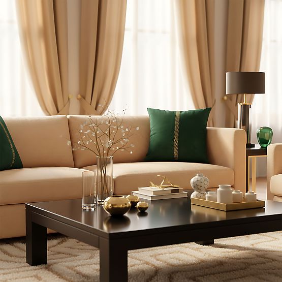 Navlaka za jastuk - zelena