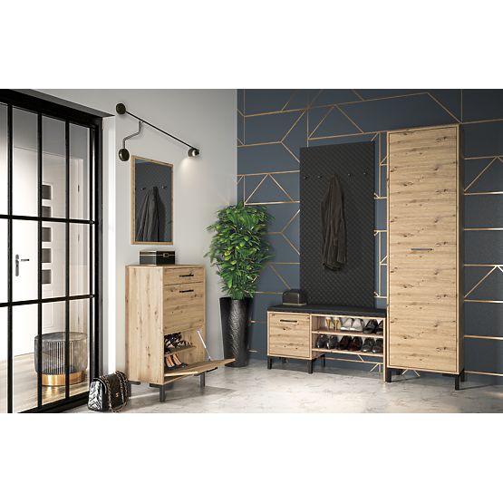 Nevio stalak za cipele - artisan hrast